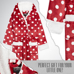 CityComfort Girls Dressing Gown, Hooded Fluffy Dressing Gown for Kids - Get Trend