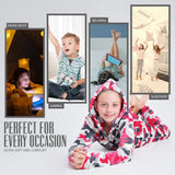 CityComfort Kids Onesie, All in One Pyjamas, Fleece Zip Up Jumpsuit - Get Trend