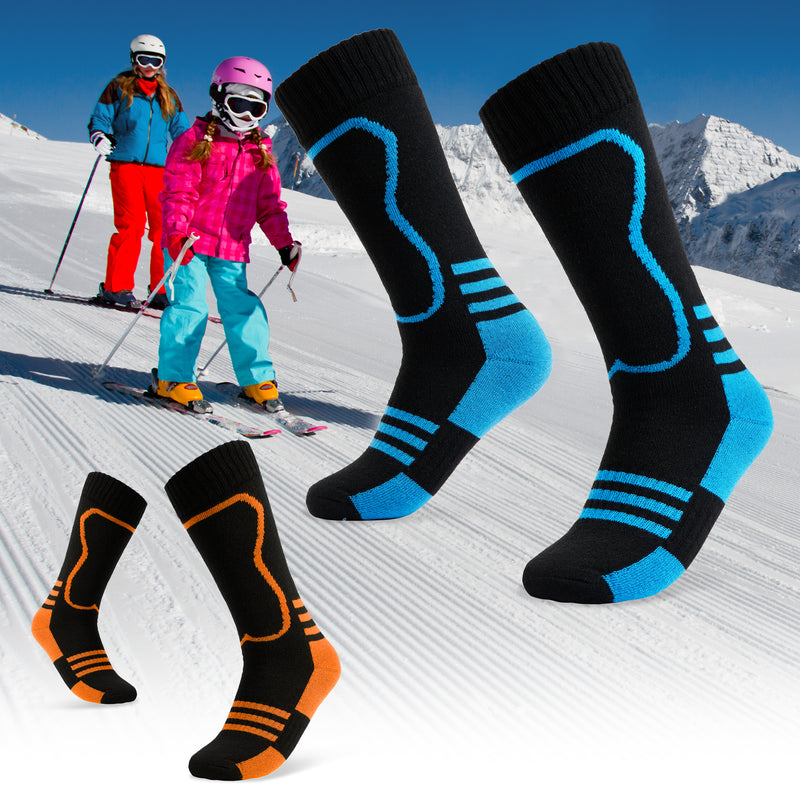 CityComfort Kids Socks Ski - Pack of 2 - Thermal Socks - Get Trend