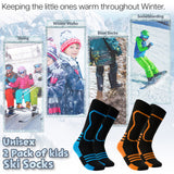 CityComfort Kids Socks Ski - Pack of 2 - Thermal Socks - Get Trend