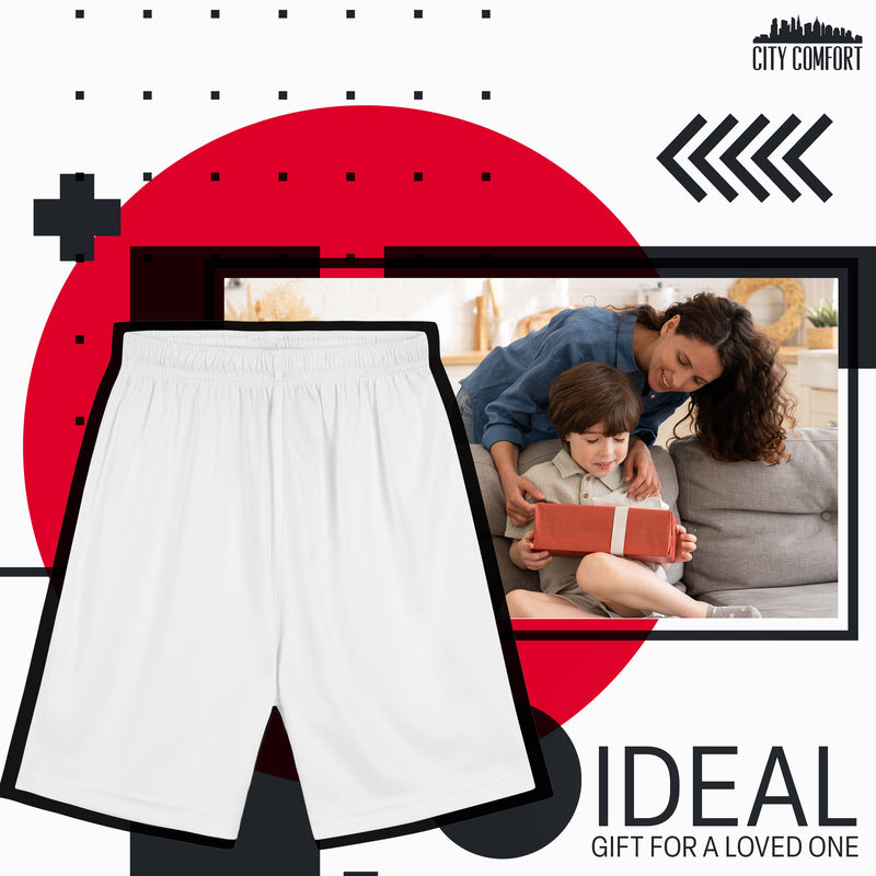 CityComfort Activewear Shorts for Kids, School PE Boys Shorts - Get Trend