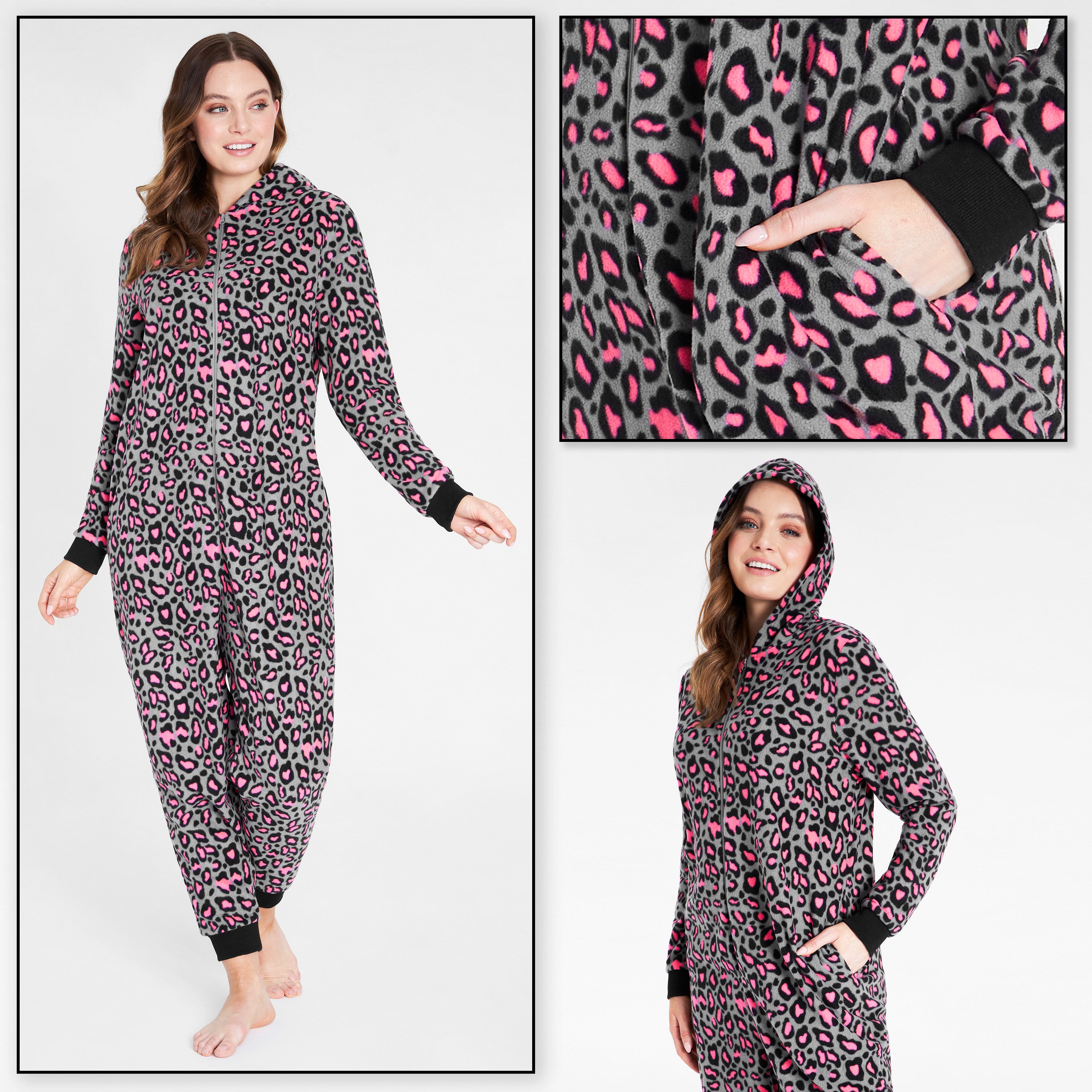 CityComfort Women's Onesie for Ladies -Pink - Get Trend