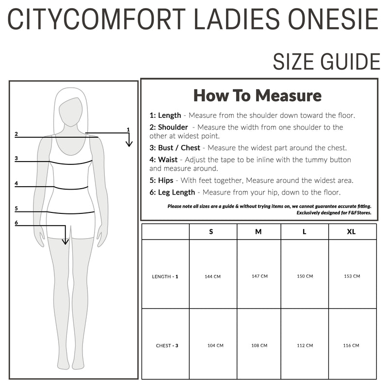 CityComfort Women's Onesie for Ladies -Pink - Get Trend