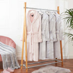 CityComfort Dressing Gown Women with Hood - Luxurious Fluffy Ladies Dressing Gown in Super Soft Fleece - Get Trend