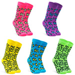 CityComfort Socks Women, 5 Pack of Crew Socks, Colourful Funny Socks for Women and Teens - Get Trend