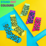 CityComfort Socks Women, 5 Pack of Crew Socks, Colourful Funny Socks for Women and Teens - Get Trend