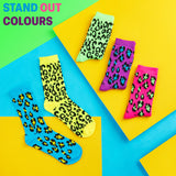 CityComfort Socks Women, 5 Pack of Crew Socks, Colourful Funny Socks for Women and Teens - Get Trend