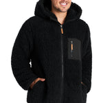 CityComfort Mens Fleece Hoodie, Fluffy Zip Up Fleece Jacket - Get Trend