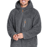 CityComfort Mens Fleece Hoodie, Fluffy Zip Up Fleece Jacket - Get Trend