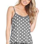 CityComfort Ladies Pyjamas, Women’s 2 Piece Nightwear, GREY SPOTS Pjs Set - Get Trend