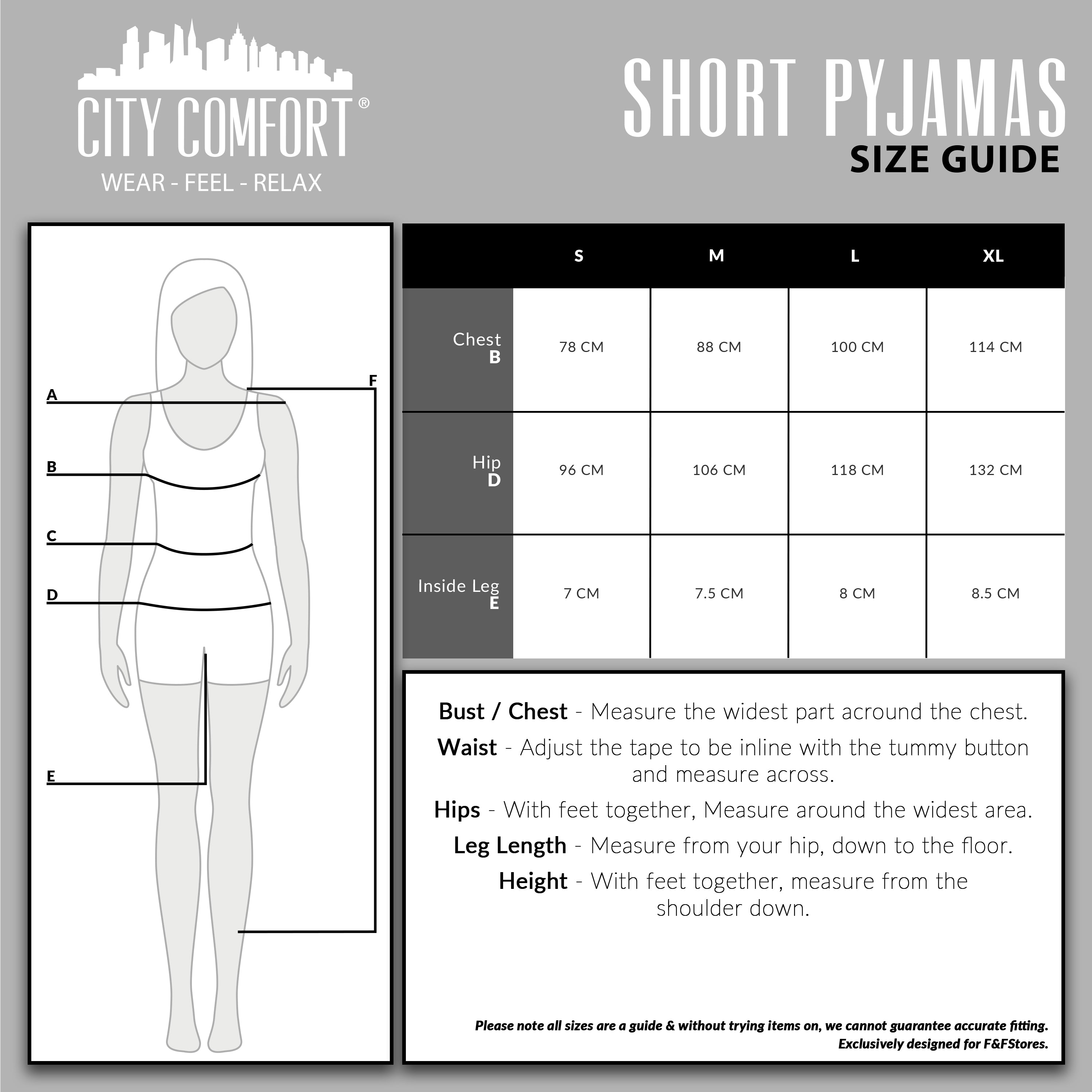 CityComfort Ladies Pyjamas, Women’s 2 Piece Nightwear, GREY SPOTS Pjs Set - Get Trend