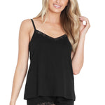 CityComfort Ladies Pyjamas, Women’s 2 Piece Nightwear, BLACK Pjs Set - Get Trend