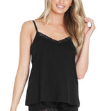 CityComfort Ladies Pyjamas, Women’s 2 Piece Nightwear, BLACK Pjs Set - Get Trend