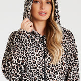 CityComfort Women's Pyjama Sets, Hooded Fleece Pyjamas for Women and Teens - Get Trend