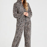 CityComfort Women's Pyjama Sets, Hooded Fleece Pyjamas for Women and Teens - Get Trend