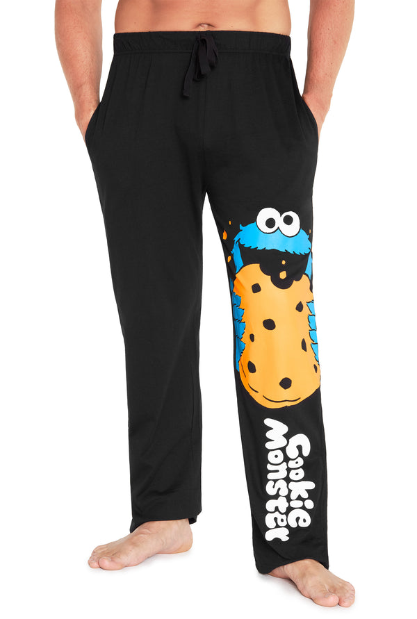 Sesame Street Men Pyjama Bottoms - Cookie Monster Lounge Pants