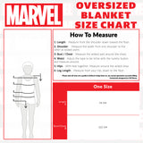 Marvel Oversized Blanket Hoodie Kids Avengers Captain America Iron Man Thor Hulk - Get Trend
