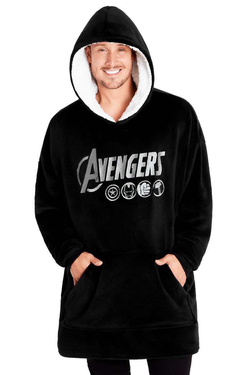 Marvel Oversized Hoodie Blanket for Men - Avengers - Get Trend
