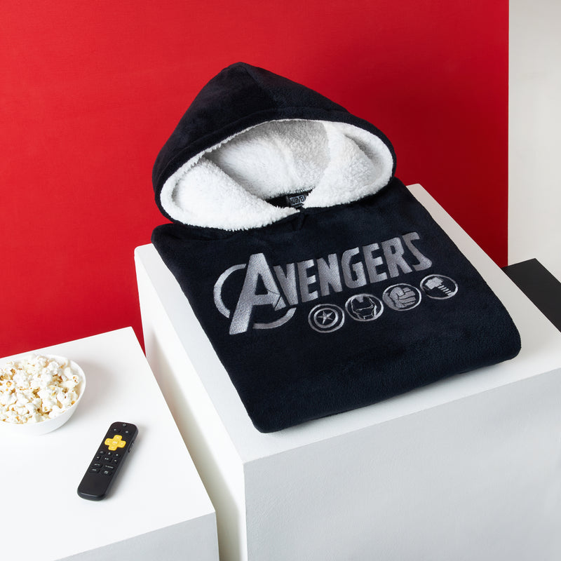 Marvel Oversized Hoodie Blanket for Men - Avengers - Get Trend