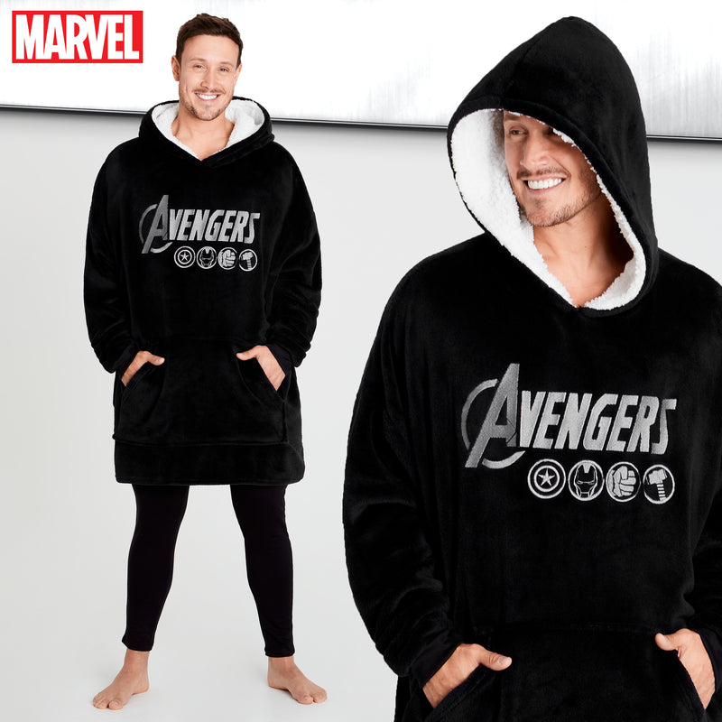Marvel Oversized Hoodie Blanket for Men - Avengers