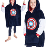Marvel Oversized Blanket Hoodie for Kids - Captain America - Get Trend