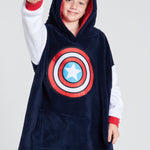 Marvel Oversized Blanket Hoodie for Kids - Captain America - Get Trend