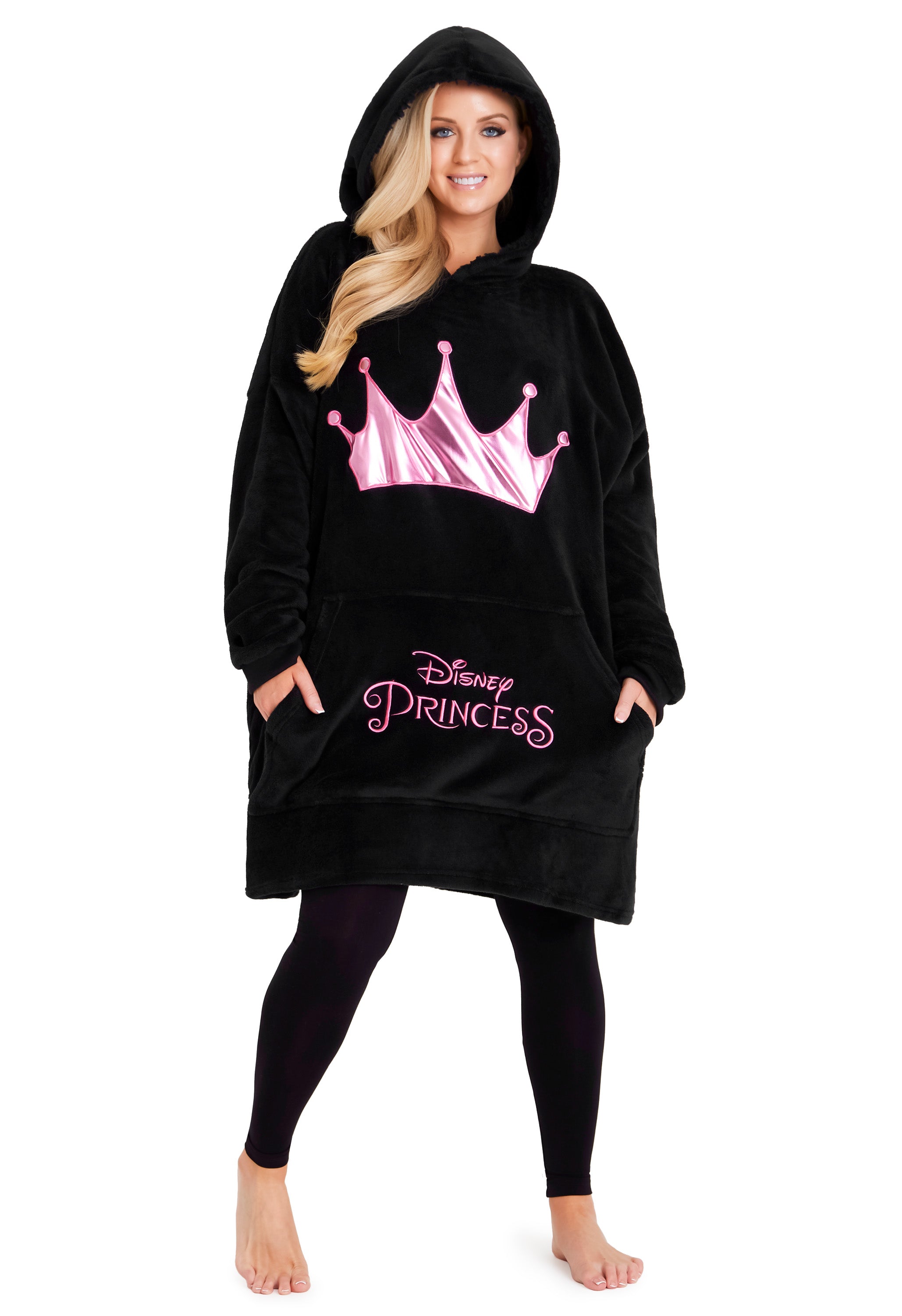 Disney Women's Hoodies, Oversized Blanket Hoodie - Princess - Get Trend