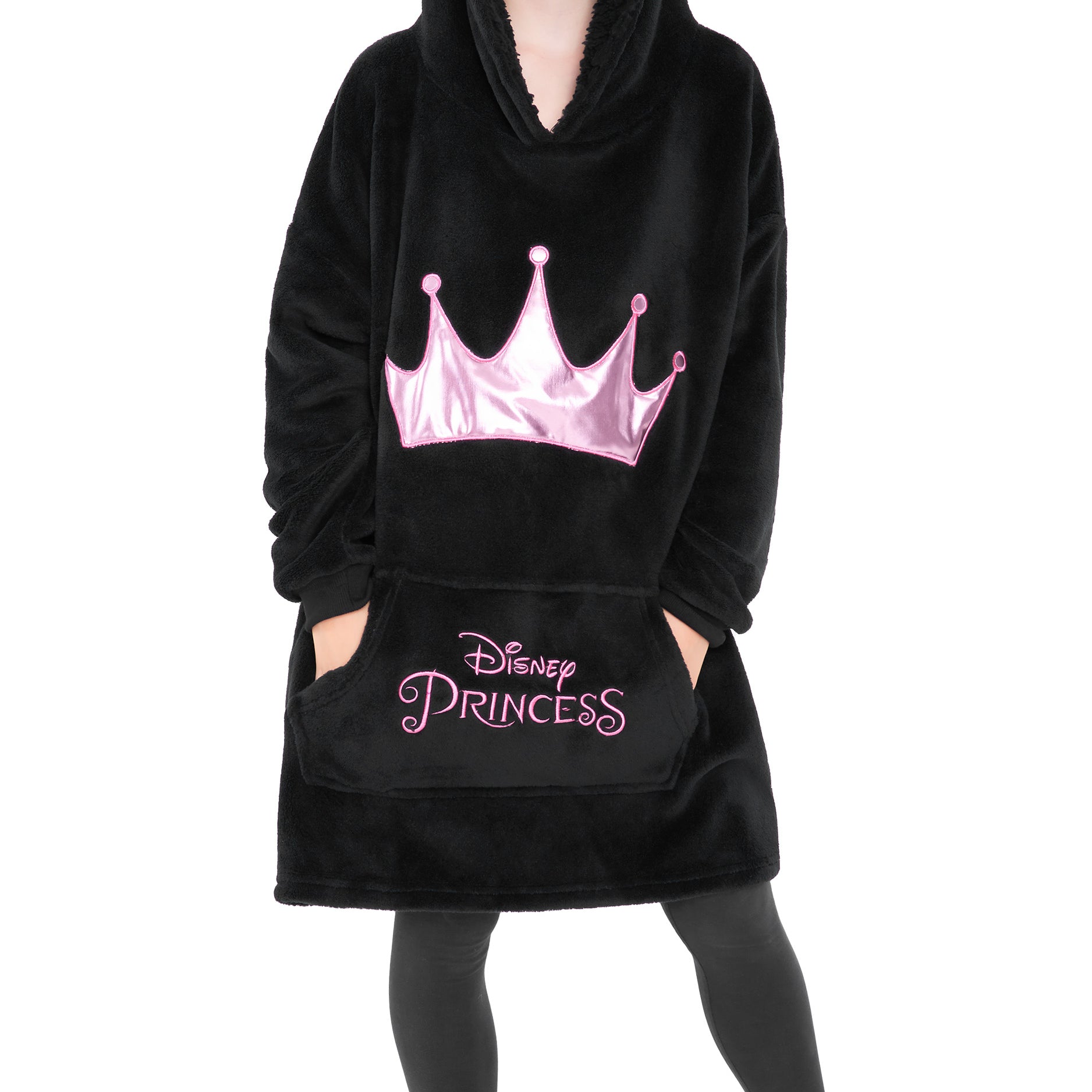 Disney Hoodies for Girls Boys, Kids Oversized Hoodie Blanket - Princess - Get Trend