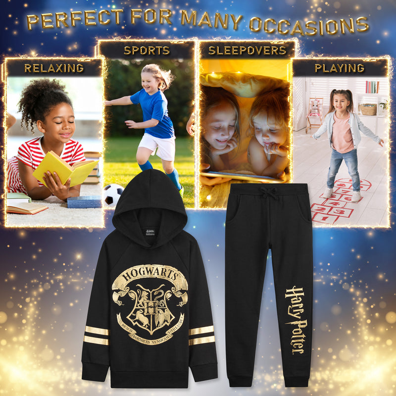 Harry Potter Girls Tracksuit, Hoodie and Girls Tracksuit Bottoms