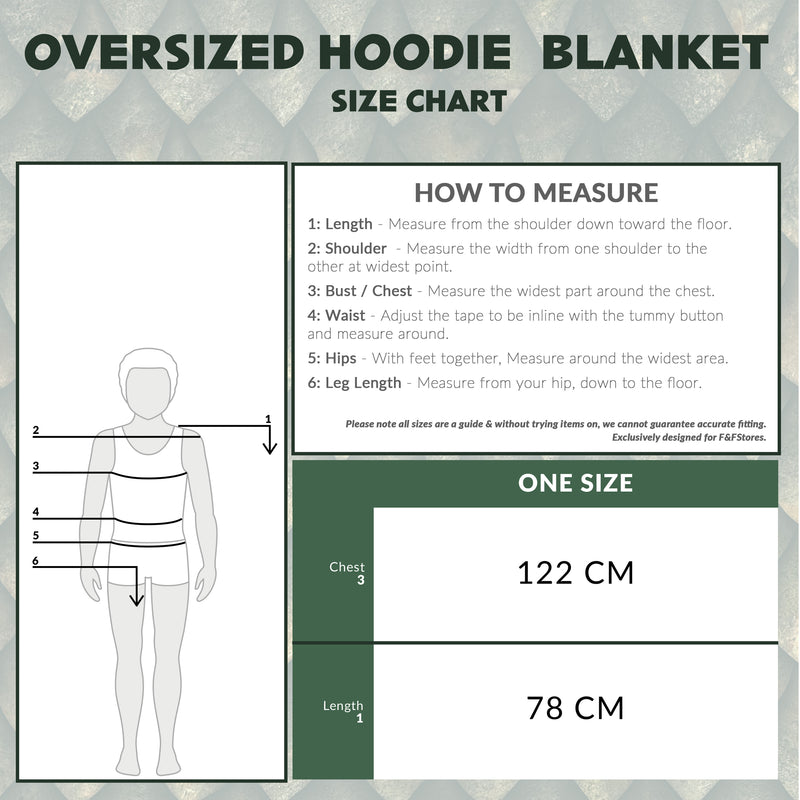Jurassic World Oversized Blanket Hoodie for Boys, Dinosaur Gifts -Black - Get Trend