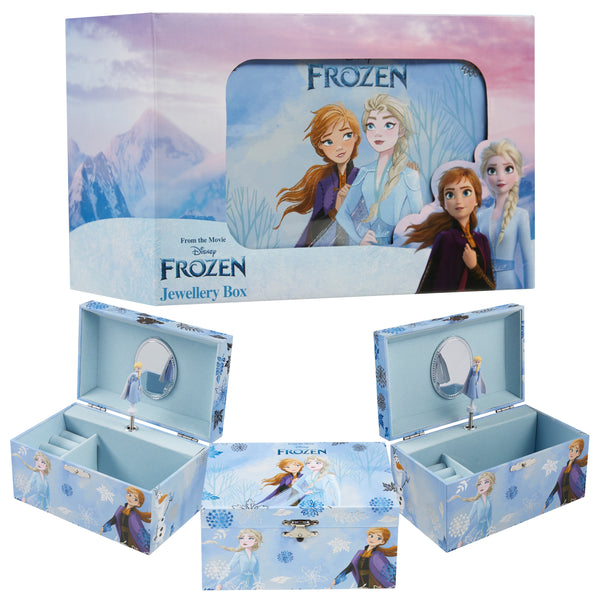 Disney Musical Jewellery Box for Girls - Frozen Storage Box with Spinning Elsa