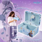 Disney Musical Jewellery Box for Girls - Frozen Storage Box with Spinning Elsa - Get Trend