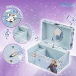 Disney Musical Jewellery Box for Girls - Frozen Storage Box with Spinning Elsa - Get Trend