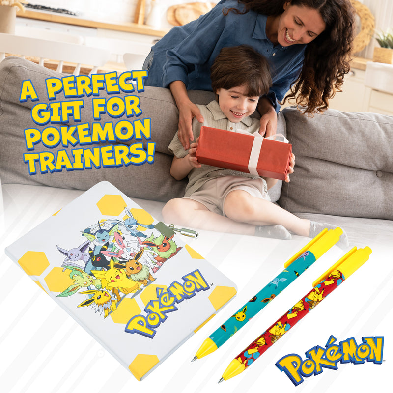 Pokemon Stationery Set Secret Dairy for Girls and Boys Notebook and Pen Set