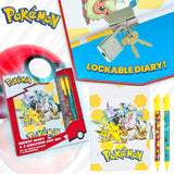 Pokemon Stationery Set Secret Dairy for Girls and Boys Notebook and Pen Set - Get Trend