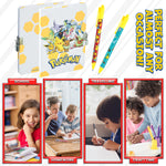 Pokemon Stationery Set Secret Dairy for Girls and Boys Notebook and Pen Set - Get Trend