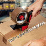 DECO EXPRESS Packing Tape Dispenser and 6 Rolls of Packaging Tape - Get Trend