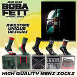 The Mandalorian Mens Socks Boba Fett Socks Pack of 5 - Get Trend