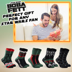 The Mandalorian Mens Socks Boba Fett Socks Pack of 5 - Get Trend