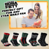 The Mandalorian Mens Socks Boba Fett Socks Pack of 5 - Get Trend