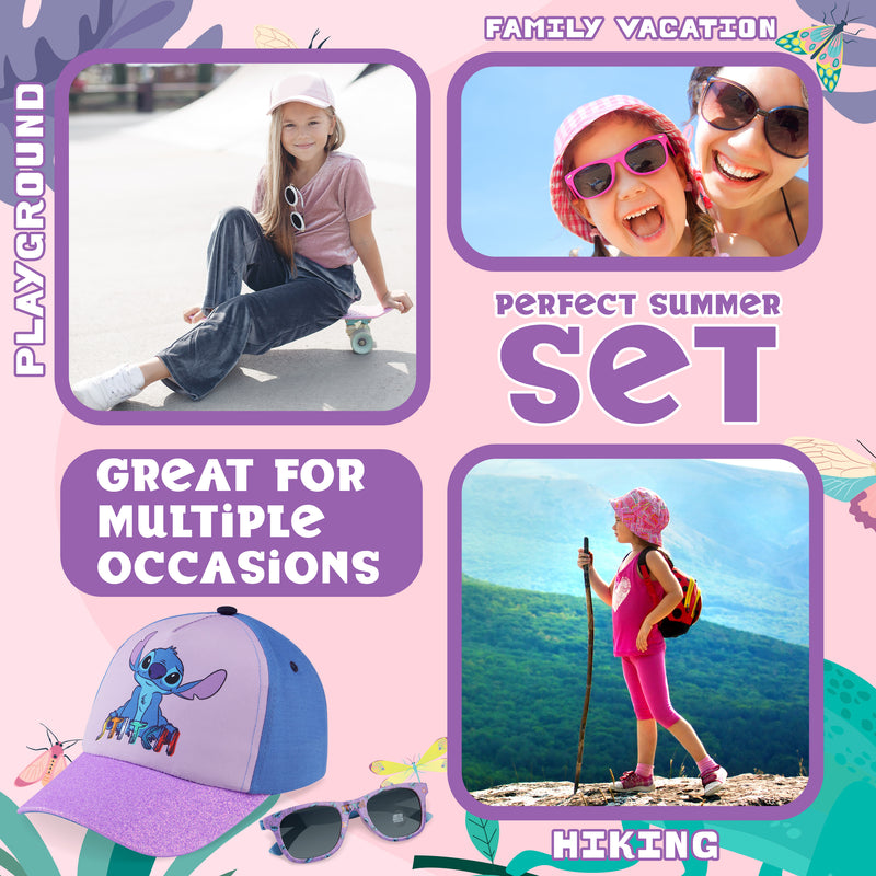 Disney Stitch Baseball Cap and Kids Sunglasses for Girls