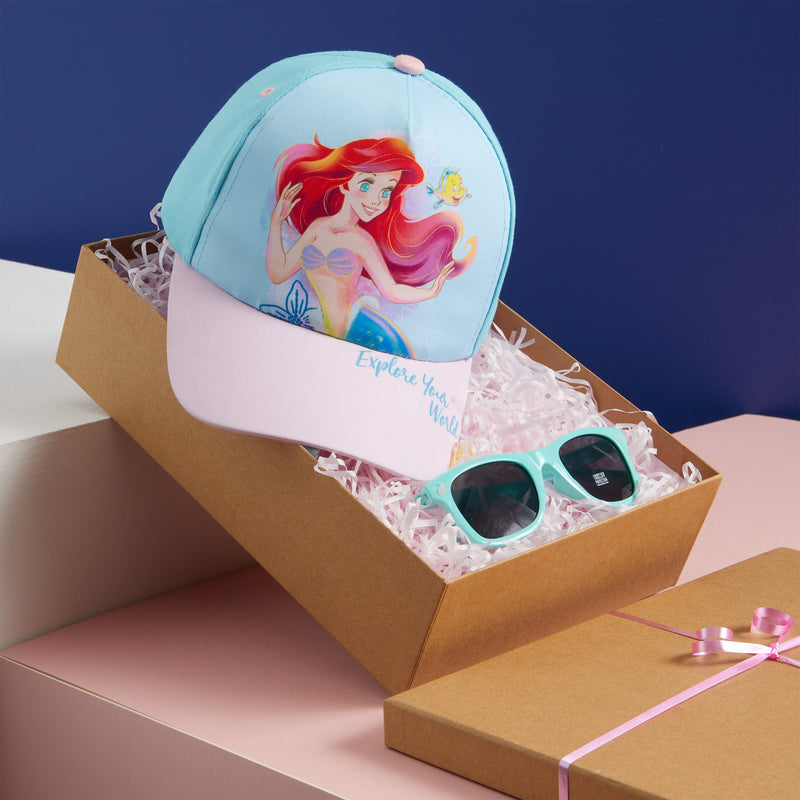 Disney Baseball Cap and Kids Sunglasses for Girls - The Little Mermaid