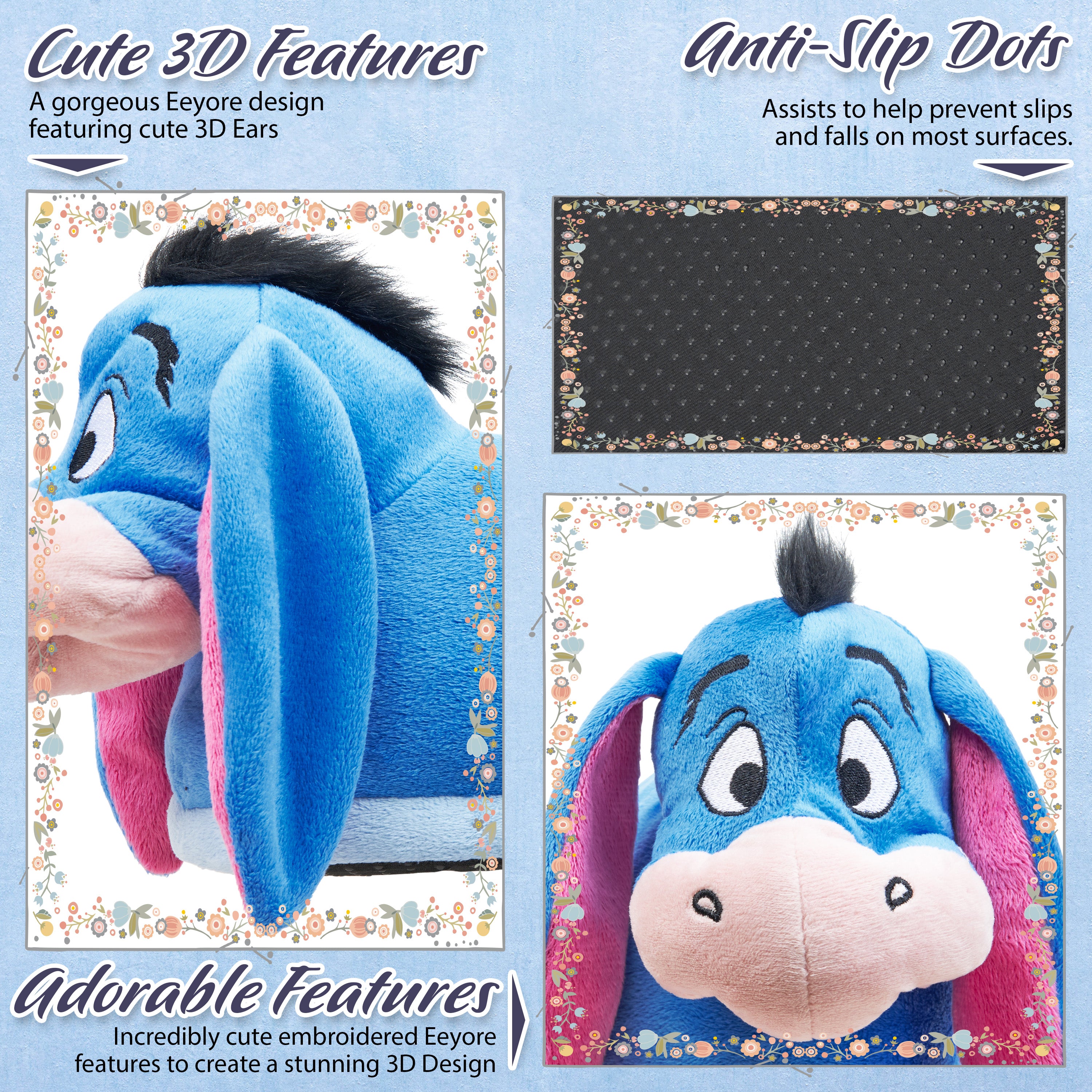 Disney Slippers Women, Plush Ladies Slippers, Eeyore Gifts - Get Trend
