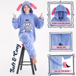 Disney Onesie for Kids, Boys Girls Fleece Pyjamas Eeyore Gifts - Get Trend