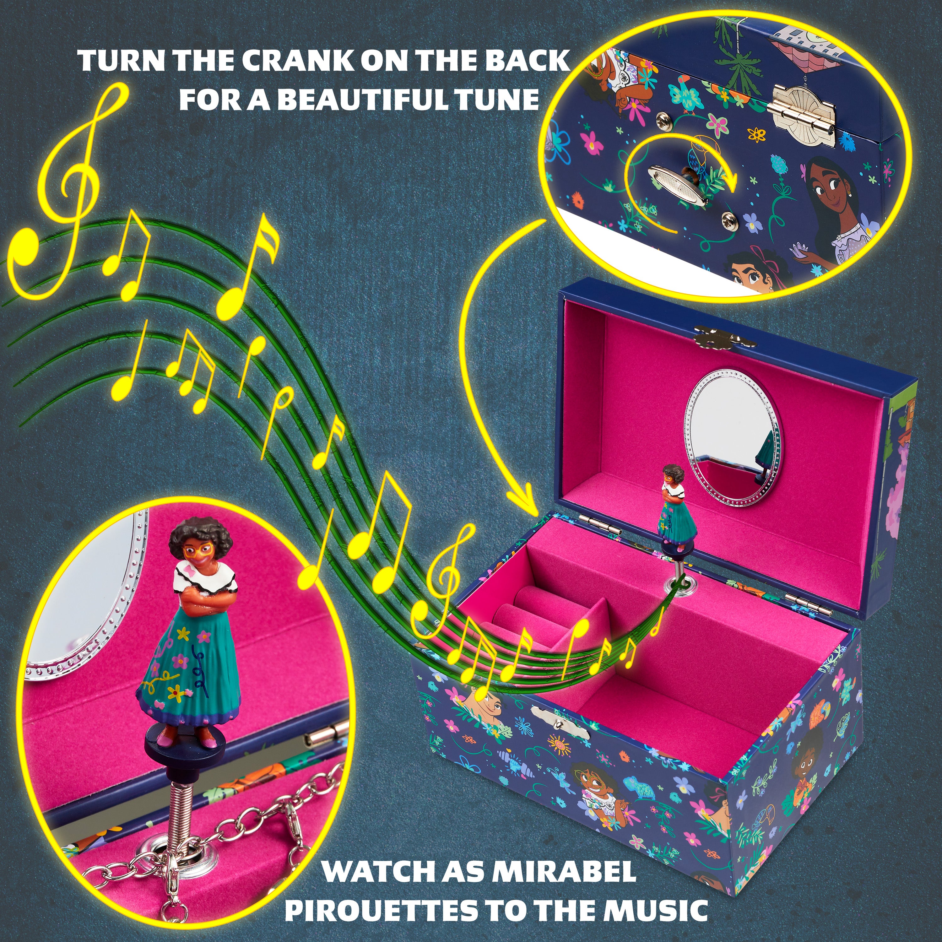 Disney Encanto Musical Jewellery Box for Girls - Get Trend