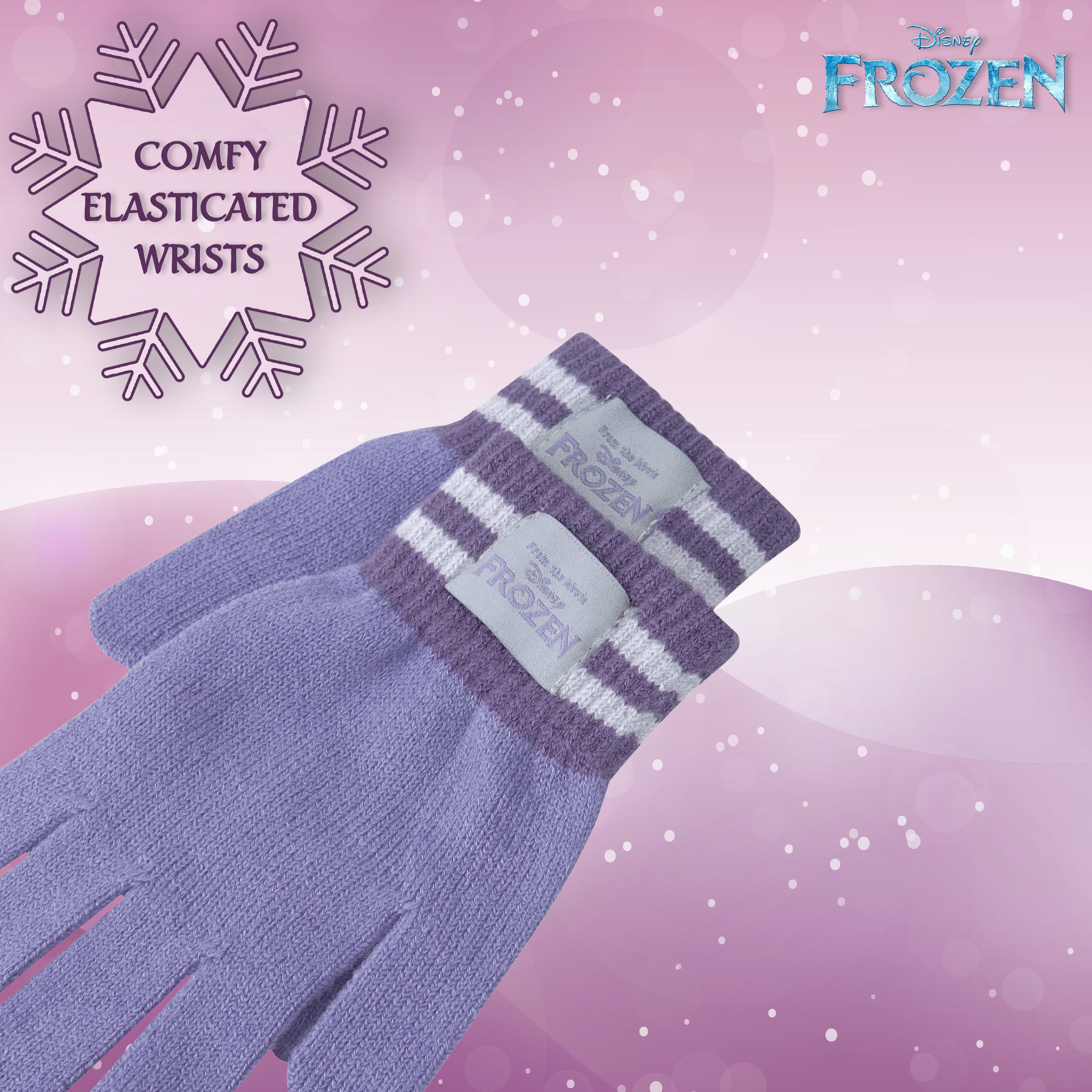 Disney Beanie Hat Scarf and Gloves Set Kids, Frozen Gifts for Girls - Get Trend