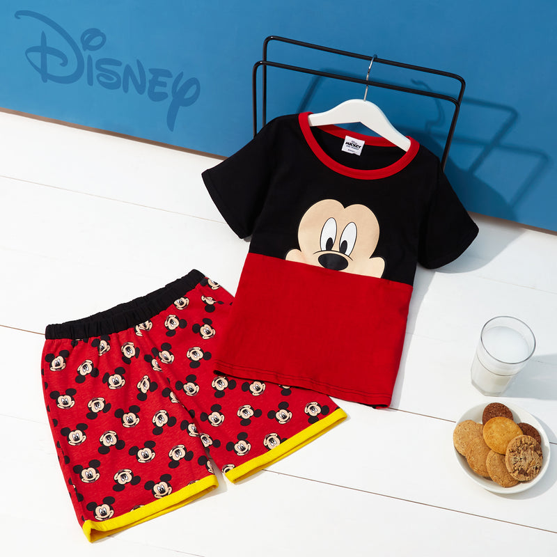 Disney Boys Pyjamas Shorts Set - Mickey Mouse Pyjamas - Get Trend