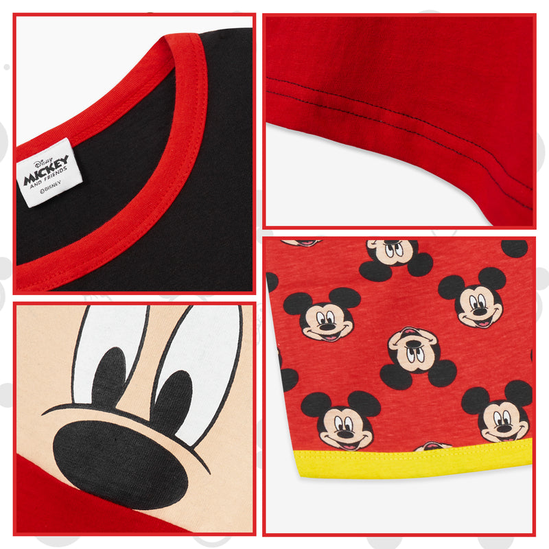 Disney Boys Pyjamas Shorts Set - Mickey Mouse Pyjamas - Get Trend