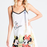 Disney Nighties for Women Strap Nightdress Mickey Minnie - Get Trend