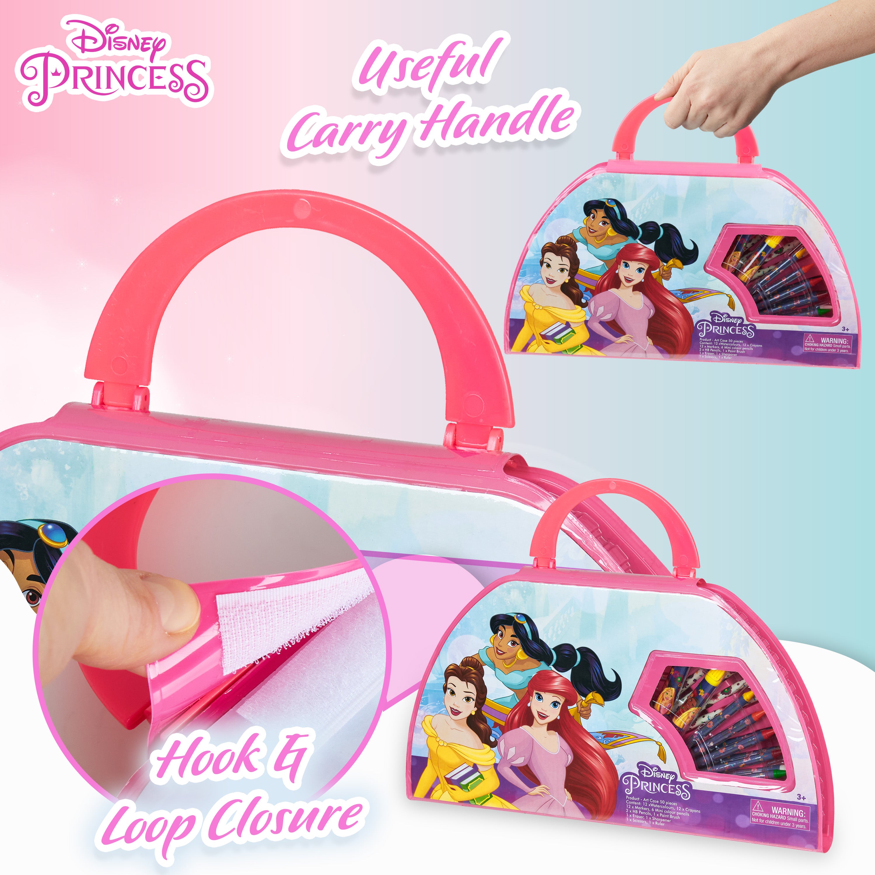 Disney Kids Art Set for Girls 40 Plus Pieces Princess Kids Colouring Sets - Get Trend